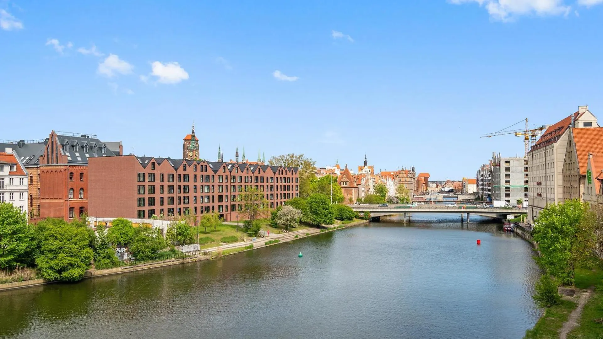 Waterlane Island - Riverview Pool, Spa, Gym & Parking By Downtown Apartments Gdansk